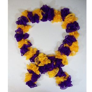 Golden Yellow and Purple Fashion "Spirit Scarf"